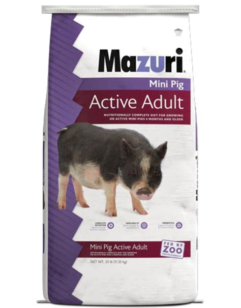 Purina Mills Mazuri Pig Adult 25 Lb Noahs Ark