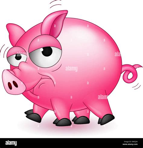 funny pig cartoon Stock Vector Image & Art - Alamy