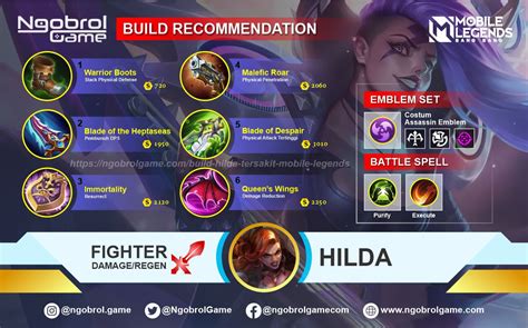 Build Hilda Tersakit 2022 Mobile Legends Ngobrol Games