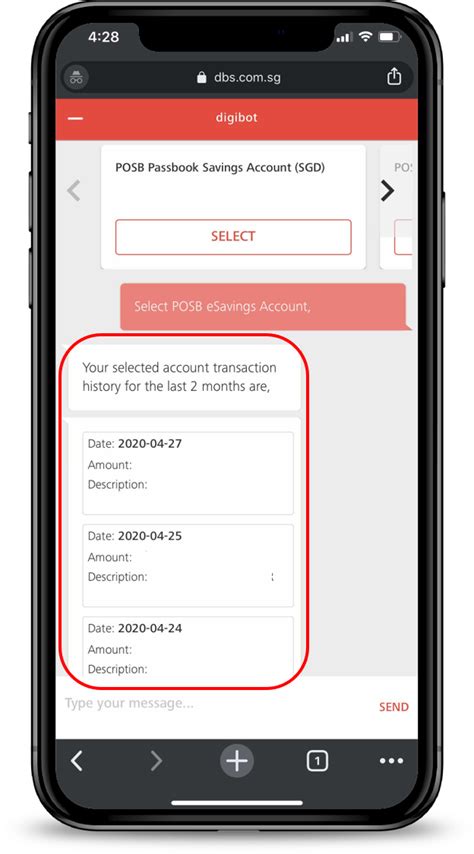 Check Account Transaction Posb Singapore
