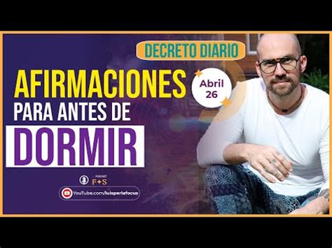 Directo A Tu Mente Subconsciente Afirmaciones Para Antes De Dormir