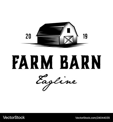 Farm logo barn logo Royalty Free Vector Image - VectorStock