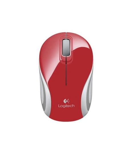 Mini Souris Sans Fil M De Logitech Rouge