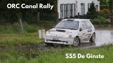 ORC Canal Rally 2024 SS5 De Ginste Scott Barnes Andy Hall Peugeot