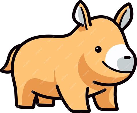 Premium Vector | Rhino Family Vector IllustrationColorful Rhino Vector