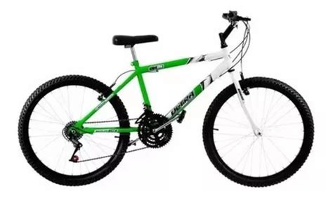 Bicicleta De Passeio Ultra Bikes Bike Aro 24 Bicolor 18 Marchas Freios