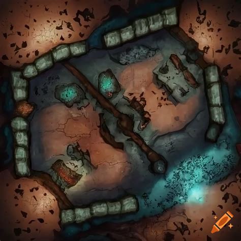 Underdark Cave Battlemap For D D On Craiyon