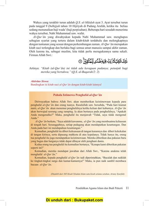 Bab 1 Al Quran Sebagai Pedoman Hidup PDF