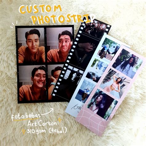 Jual COD Baca Deskripsi CETAK PHOTOSTRIP CUSTOM PHOTOSTRIP