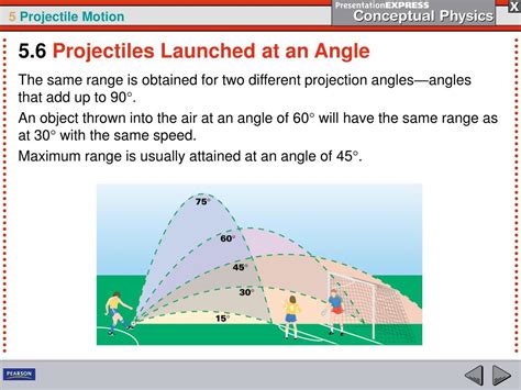 PPT - Projectile motion can be described by the horizontal and vertical ...