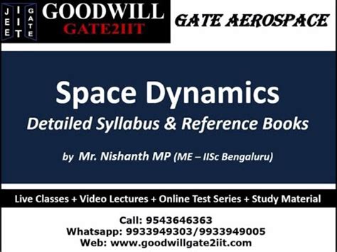 Gate Aerospace Space Mechanics Syllabus And Books I Gate Aerospace