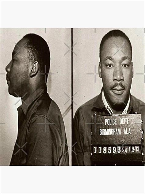 "Martin Luther King Jr Mugshot 1963" Sticker for Sale by Aliasotaku ...