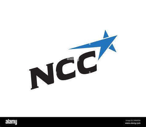 NCC company, rotated logo, white background Stock Photo - Alamy