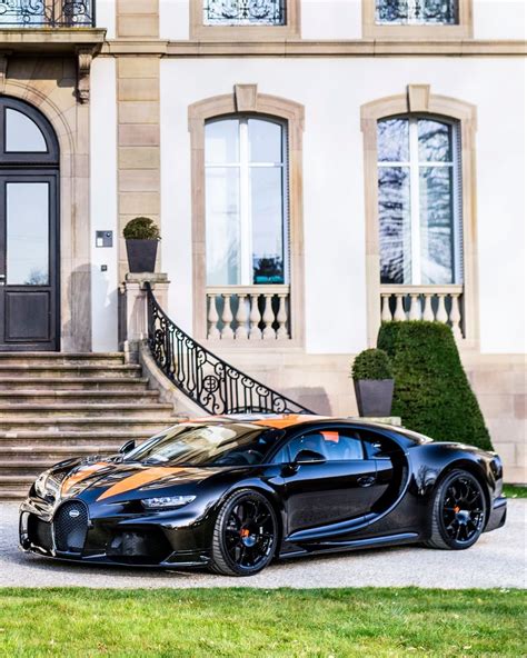 Bugatti Instagram On Pinno In Front Of The Château Saint Jean In Mo