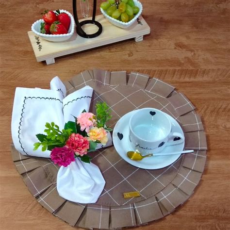 Lugar Americano Grid Nude Unidade Shopee Brasil