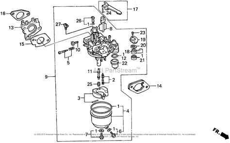 Honda Engines GX340K1 QA ENGINE JPN VIN GC05 2000001 TO GC05 3599999