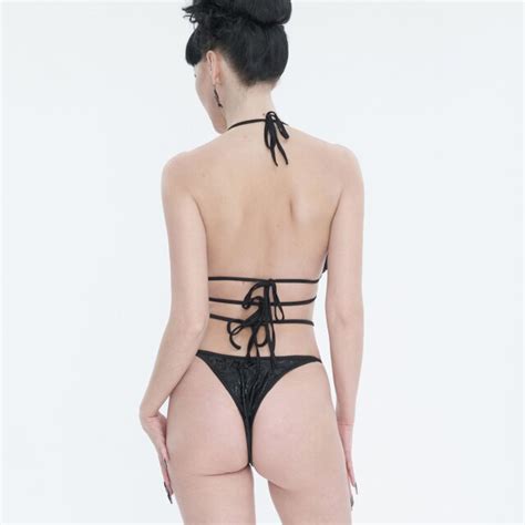Devil Fashion Gothic Bikini Boudoir Noir