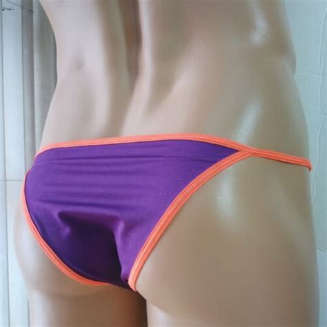 K Colored Sexy Mens Tanga String Bikini Bulge Pouch Swim Bikini Ebay