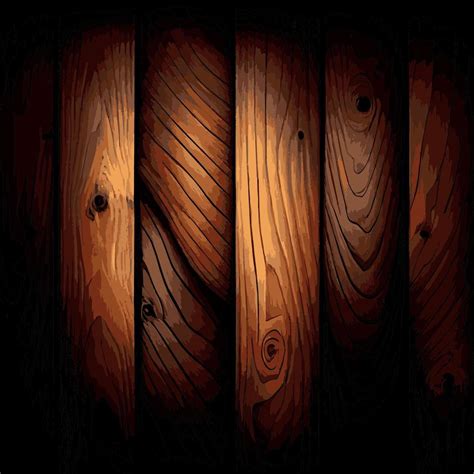 Realistic wood texture plank background, fiber texture pattern - Vector ...