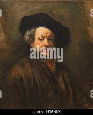 Self Portrait 1660 Painting By Rembrandt Stock Photo Alamy