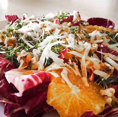 Radicchio Salat mit Orange Rezept Mein Ernährungsberater