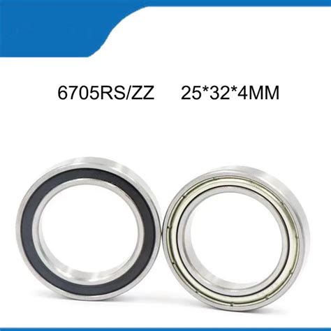 High Quality Bearing 5 10PCS 25x32x4MM 6705RS ZZ 6705 2RS 6705ZZ Ball