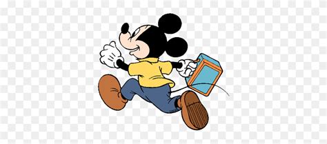 Mouse Clipart Running Away - To Run Clipart - FlyClipart