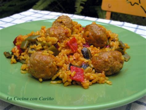 Arroz Con Albóndigas Receta Petitchef