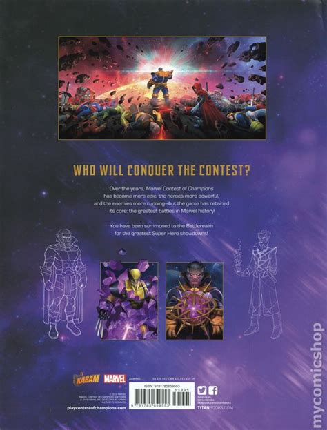 Marvel Contest Of Champions The Art Of The Battlerealm Hc 2018 Titan Books Comic Books