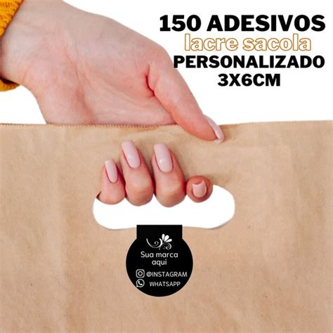 Adesivo Fecha Sacola Personalizado Mercadolivre 📦