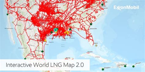 Exxonmobil Lng Su Linkedin Interactive World Lng Map