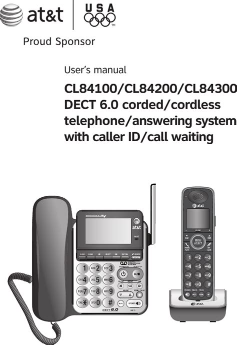 VTech Telecommunications 80 7301 00 1 9GHz CORDLESS PHONE User Manual