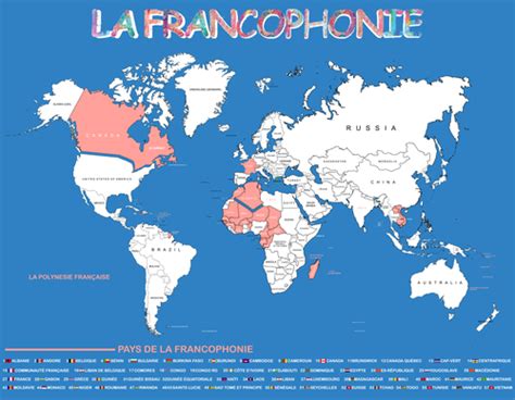 La Francophonie classroom poster | Teaching Resources