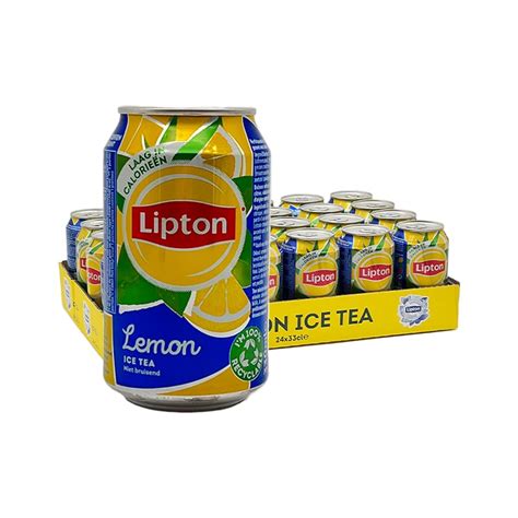 Lipton Ice Tea Lemon Blik Tray 24x33 Cl E S W En De Drankhandel