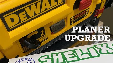 Installing Shelix Cutter Head On A Dewalt Planer No Talking Youtube