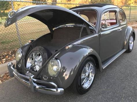 1961 Volkswagen Beetle Deluxe Rag Top Classic Bug For Sale