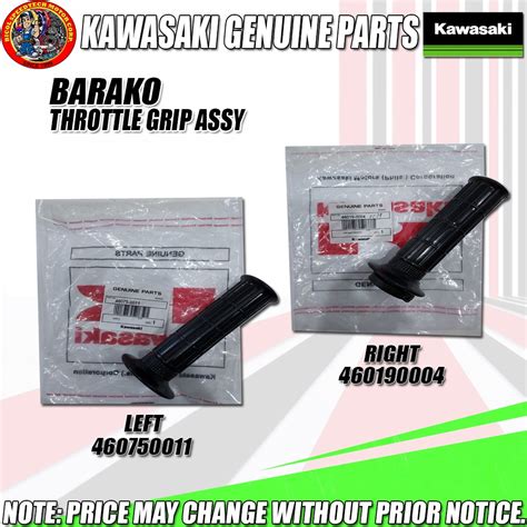 BARAKO THROTTLE GRIP ASSY KMC GENUINE RIGHT 46019 0004 LEFT