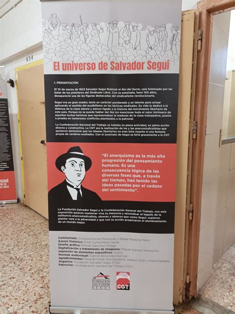 Cgt M Laga Acoger La Exposici N Sobre Salvador Segu El Universo De