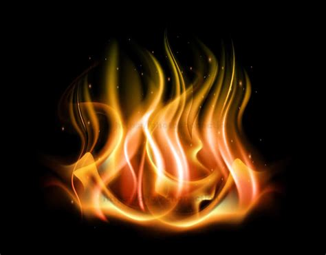 Realistic colored fire flame background :: Behance