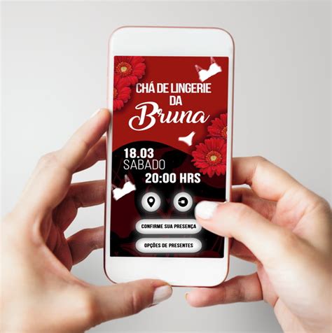 Convite Interativo Ch De Lingerie Elo Produtos Especiais