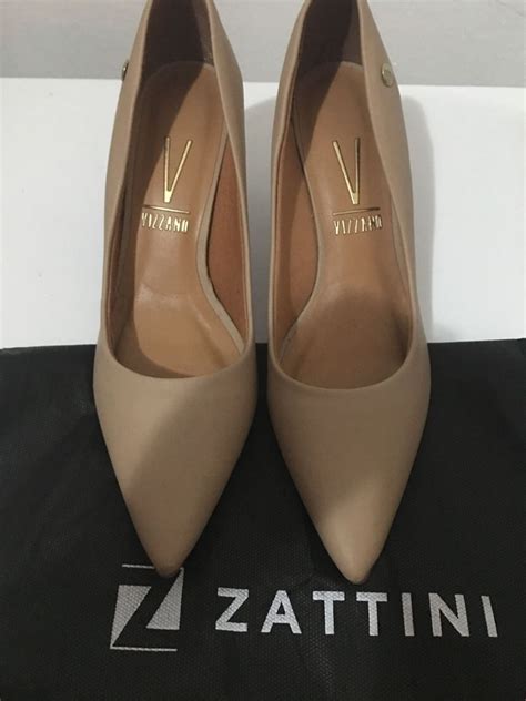 Scarpin Nude Vizzano Salto Baixo Sapato Feminino Vizzano Usado Enjoei
