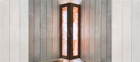 Угловой абажур с гималайской солью из термоосины купить в Новосибирске ...