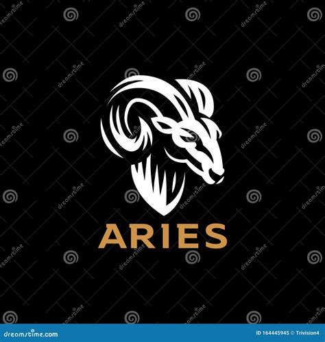 Aries Goat Animal Round Zodiac Animal Sign Realistic Background