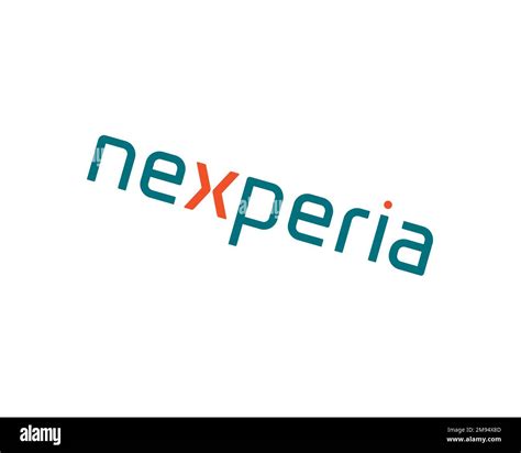 Nexperia, rotated logo, white background B Stock Photo - Alamy