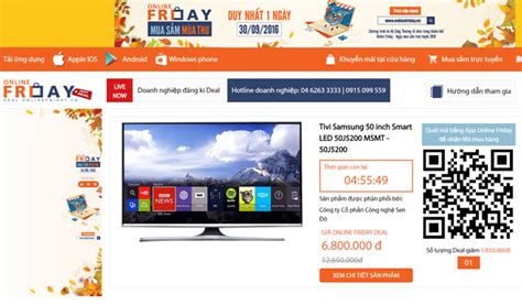 Online Friday Hot Deal I M M I Trong Ng Y Mua S M Tr C Tuy N Baotintuc Vn