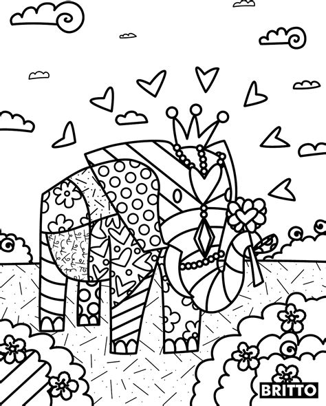 Desenhos Do Romero Britto Para Colorir E Imprimir Infoupdate Org