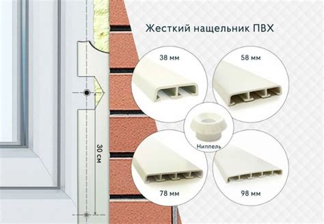 Нащельник жесткий ПВХ на клипсах 98х2500мм, (в комплекте 3шт + клипсы ...