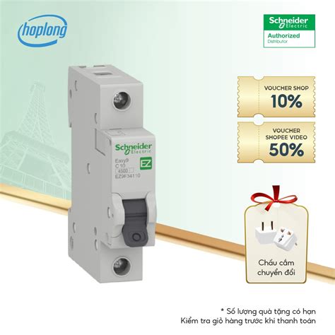 Schneider EZ9F34140 - 1P - 40A - 4.5kA - C Curve - Easy9 Automatic ...