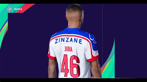 Cópia de base de Luciano Juba do Bahia no PES 2021 eFootball PES