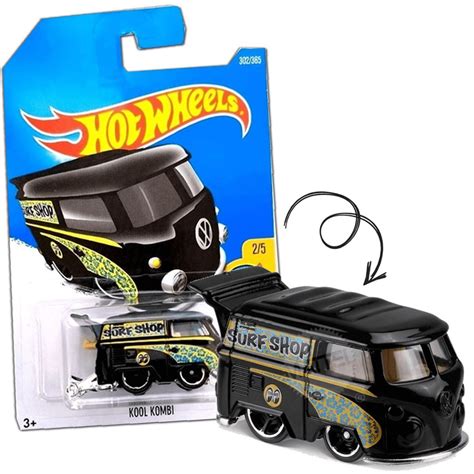 Hot Wheels Volkswagen Kool Kombi Samba Surfs Up Mattel Em Promoção Na Americanas